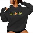 Aloha Beaches Hawaii Hawaiian Pineapple Fruit Women Women Hoodie