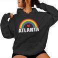 Atlanta Gay Pride Month Festival 2019 Rainbow Heart Women Hoodie