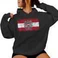 Austrian Flag For And Women Kapuzenpullover für Damen