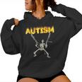 Autism Skeleton Meme Hombres Es Niños Sudadera con capucha para mujer