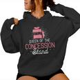 Awesome Concession Stand Queen For Concessions Stand Workers Women Hoodie