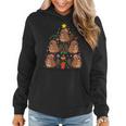 Beaver Christmas Ornament Tree Dad Mom Farm Women Hoodie