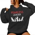 Best Dog Walker Dog Lover Dog Parent Alpha Fearless Leader Women Hoodie