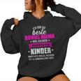 Beste Bonus Mamaonerrückten Kinder Slogan Kapuzenpullover für Damen