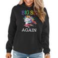 Big Sister Again Unicorn Sibling Older Daughter Unicorn Women Hoodie