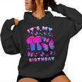Birthday Girl 11 Year Old Butterfly Number 11 Women Hoodie