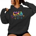 Certified Nursing Assistant Tie Dye Cna Nurse Women Hoodie