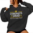 Congrats Grad Proud Mom Dad Of A 2022 Graduate Graduation Women Hoodie