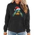 Cute Sea Turtle Christmas Santa Hat Xmas Pajama Women Hoodie