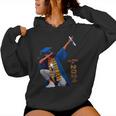 Dabbing African Black Girl Graduation Class Of 2024 Women Hoodie