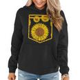 Florist Floral Cute Yellow Flower Pocket Sunflower Women Hoodie