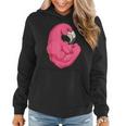Flamingo Weightlifting Bodybuilder Muscle Fitness Women Hoodie