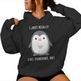 Penguins Novelty Woman Man Children Women Hoodie