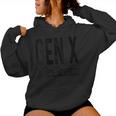 Gen X The Feral Generation Generation X Saying Humor Women Hoodie