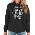 This Girl Loves Country Music Country Music Lover Women Hoodie