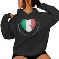 Italian Nurse Doctor National Flag Colors Of Italy Medical Women Hoodie