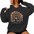 Ivf Got Hope Ivf Suprises For Vintage Rainbow Women Hoodie