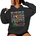 My Last Day Of 7Th Grade I'm 12 Years Old Summer Tie Die Women Hoodie