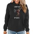 Light'em Up Boys Drag Racing Hot Girl Car Graphic Women Hoodie