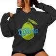 Liguria Retro Olive Italy Vintage Souvenir Women Hoodie