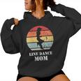 Line Dance Mom Musique Country Western Dancer Avec Col En V Sweat à capuche femme