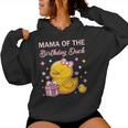 Mama Of The Birthday Duck Christmas Anime Party Outfit Women Hoodie