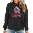 Merry Christmas Christian Pink Nativity Christmas Jesus Women Hoodie