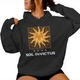 Mitología Romana Antigua Sol Invictus Águila Romana Spqr Sudadera con capucha para mujer