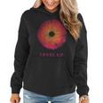 Mushroom Spore Print Level Up Psychedelic Mycology Women Hoodie