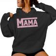 Muttertags- Mit Aufschrift Mama Best Mom Ever Kariert Kapuzenpullover für Damen