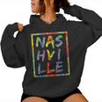 Nashville Colorful Box City Pride Rainbow Nashville Women Hoodie