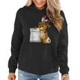 Native American Bear Teacher Hustle Nutritional Facts Women Hoodie