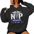 Nurse Practitioner Est 2024 Graduation Grad Students Women Hoodie