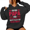 Papa Und Notfallsanitäter Notfallsanitäter Papa Kapuzenpullover für Damen