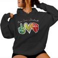 Peace Love Junenth Black Pride Freedom 1865 Women Women Hoodie