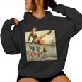 Pinup Girl Wings Vintage Poster Ww2 Women Hoodie