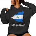 Recuerdo Nicaragua República De Nicaragua Cuello Sudadera con capucha para mujer
