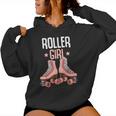 Roller Skates Roller Girl Roller Skates Roller Skates Girls Kapuzenpullover für Damen