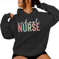 School Nurse Vintage Nurse Appreciation Nursing Healthcare Women Hoodie