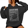 Soccer Mom Ball Mom Nutritional Facts 2021 Women Hoodie