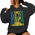 St Vincent And The Grenadines Retro 70S 80S Vintage Women Hoodie