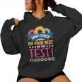 Test Day Donut Stress Testing For Teachers Women Hoodie