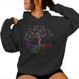 Tree Rainbow Lgbt Cool Gay Pride Flag Ally Women Hoodie