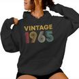 Vintage 1965 58Th Birthday 58 Years Old Women Hoodie