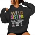 Wild Sister Zoo Theme Birthday Safari Jungle Matching Party Women Hoodie