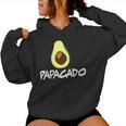 Women's Papacado Avocado Father Dad Avocados Kapuzenpullover für Damen