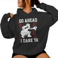 Women's Softball Catcher N Girls I Dare Ya Women Hoodie