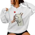 Bull Terrier Mom Bullterrier Dog Lover Owner Pour Sweat à capuche femme