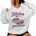 Fabulous Fifties Rock And Roll 50S Vintage Classic 1950S Car Women Hoodie