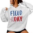 Field Day Red White And Blue Student Teacher Women Hoodie